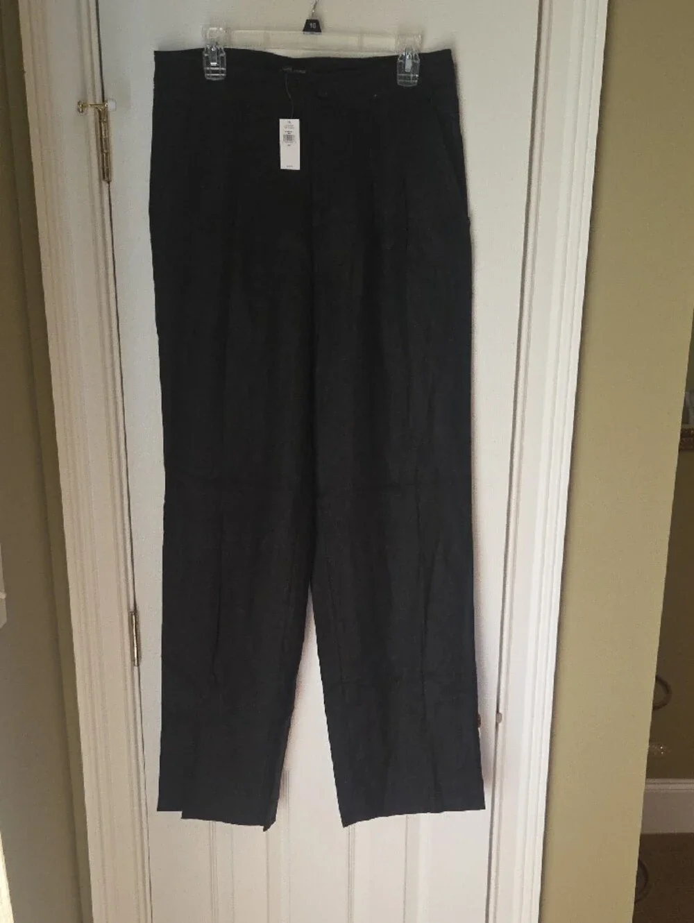 Banana Republic Black Linen Pants - 8 L